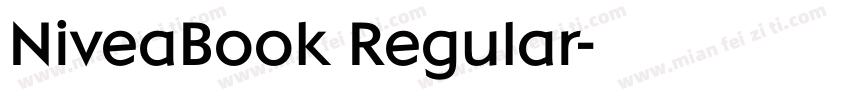 NiveaBook Regular字体转换